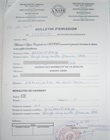 Bulletin d'émission 